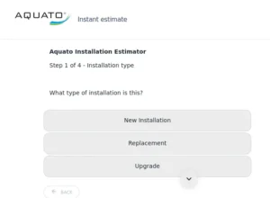 Estimator screenshot